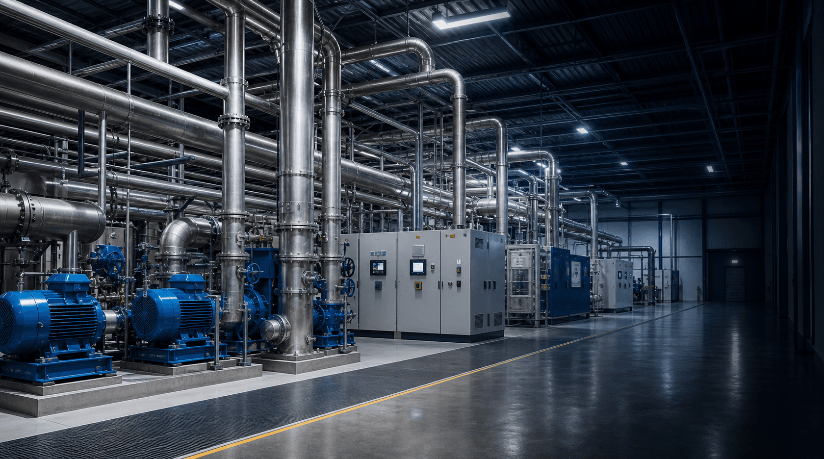 Industrial utility equipment illustration