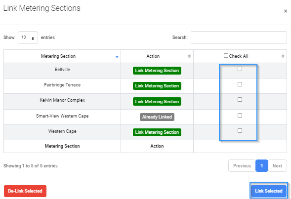 link-metering-section