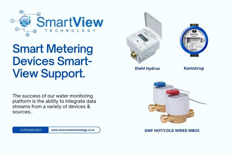 SmartView Water meter device support SmartView Technology